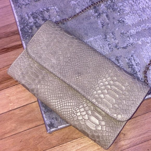 BORSE in Pelle Italian Vintage Snakeskin Purse - Picture 3 of 12